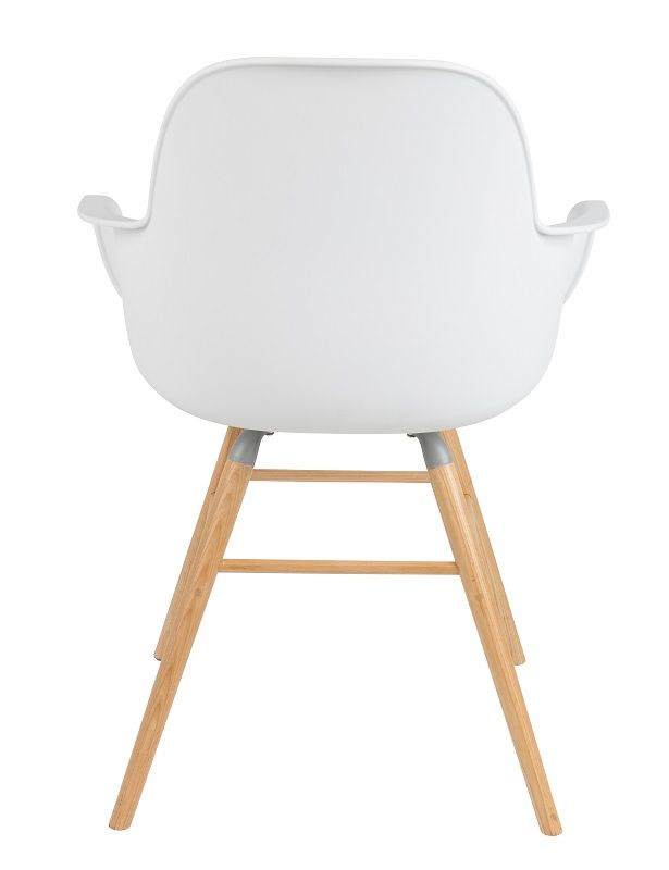 Zuiver Albert Kuip Dining Chair Armest - White