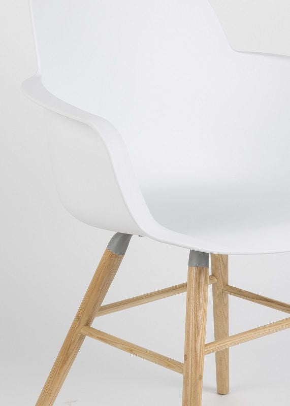 Zuiver Albert Kuip Dining Chair Armest - White