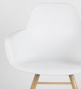 Zuiver Albert Kuip Dining Chair Armest - White