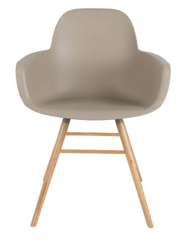 Zuiver Albert Kuip Dining Chair Armests - Taupe