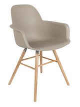 Zuiver Albert Kuip Dining Chair Armests - Taupe