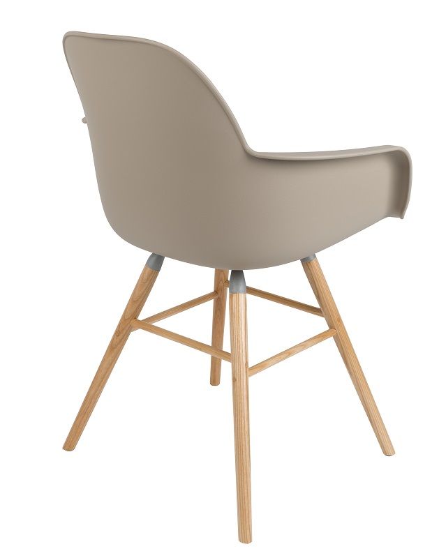 Zuiver Albert Kuip Dining Chair Armests - Taupe