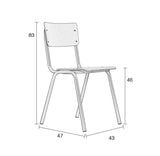 Zuiver tillbaka till skolan Stack Chair - Grey