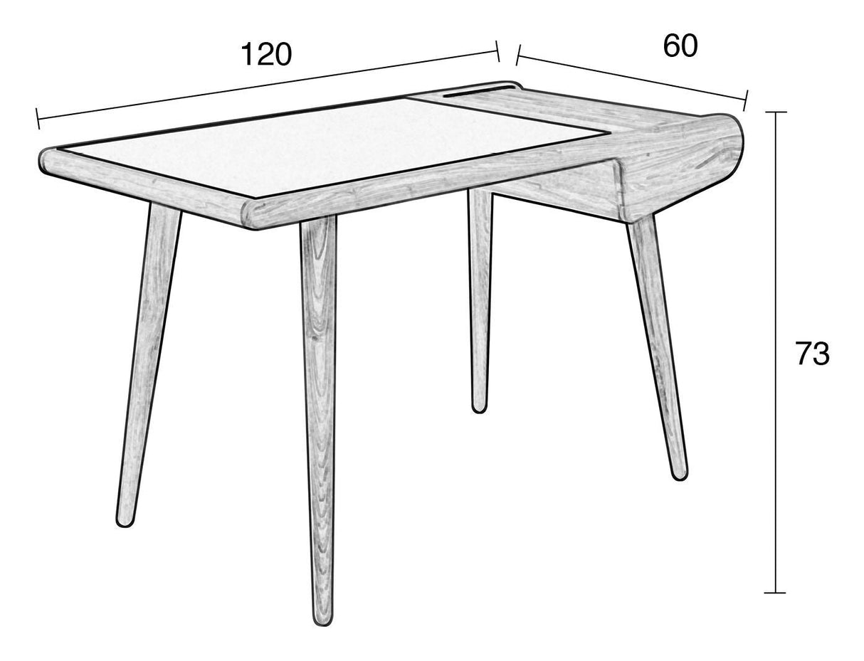 Zuiver Barbier Desk - Natur