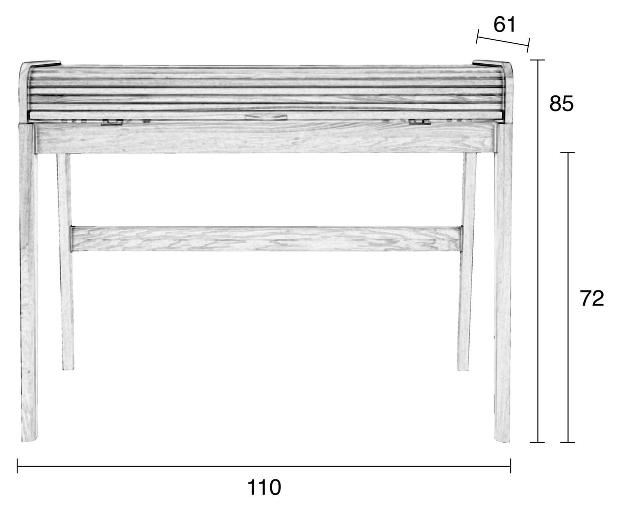 Zuiver Barbier Desk - svart