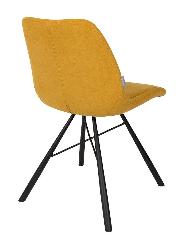 Zuiver Brent Dining Chair - Mustard