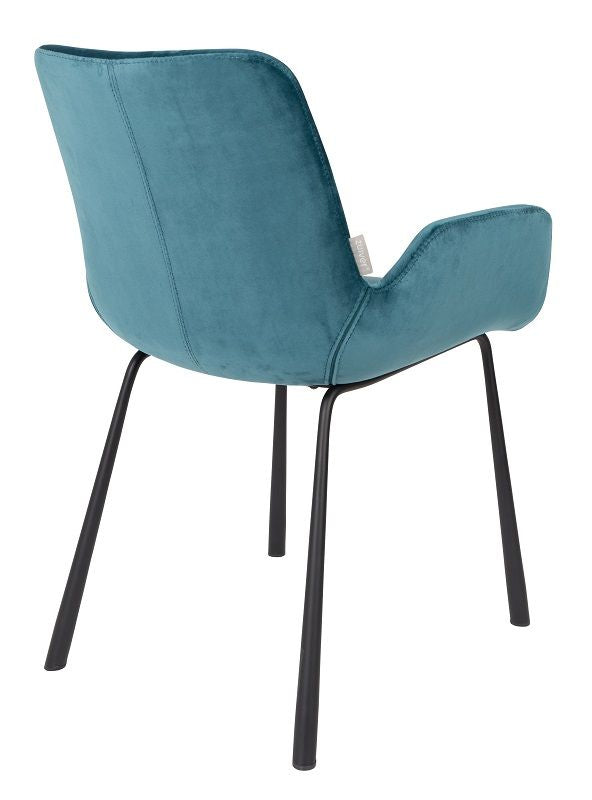 Zuiver Brit Dining Chair w/Armstests - Bensin