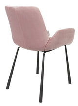 Zuiver Brit Dining Chair w/armstöd - rosa