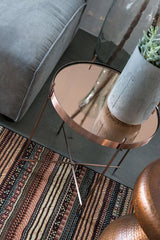 Zuiver Cupid Tray Table - Copper - Ø43