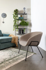 Zuiver Feston Lounge Chair - Grått tyg