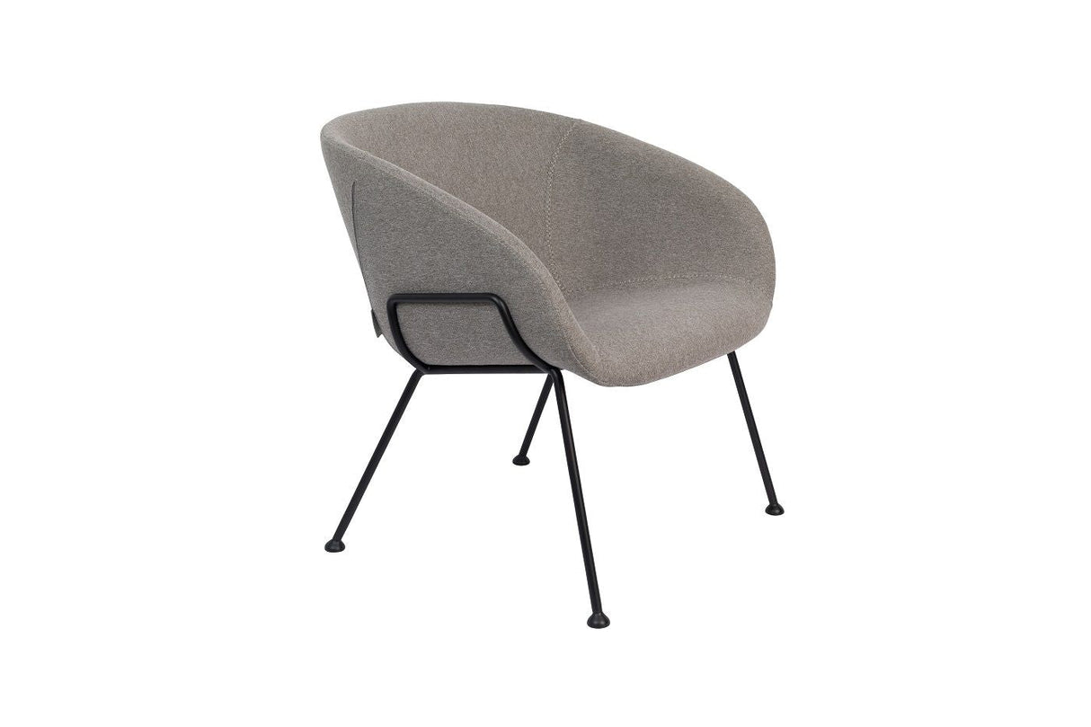 Zuiver Feston Lounge Chair - Grått tyg