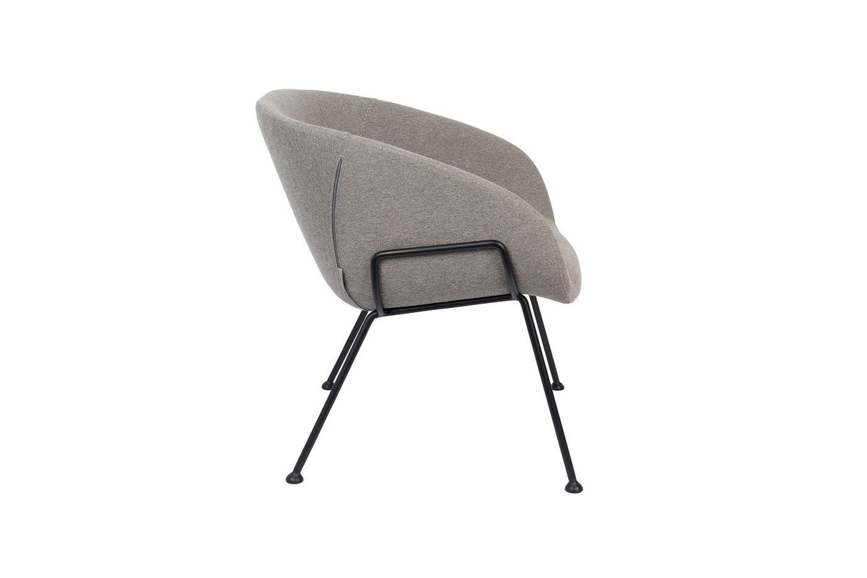 Zuiver Feston Lounge Chair - Grått tyg