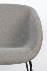 Zuiver Feston Lounge Chair - Grått tyg