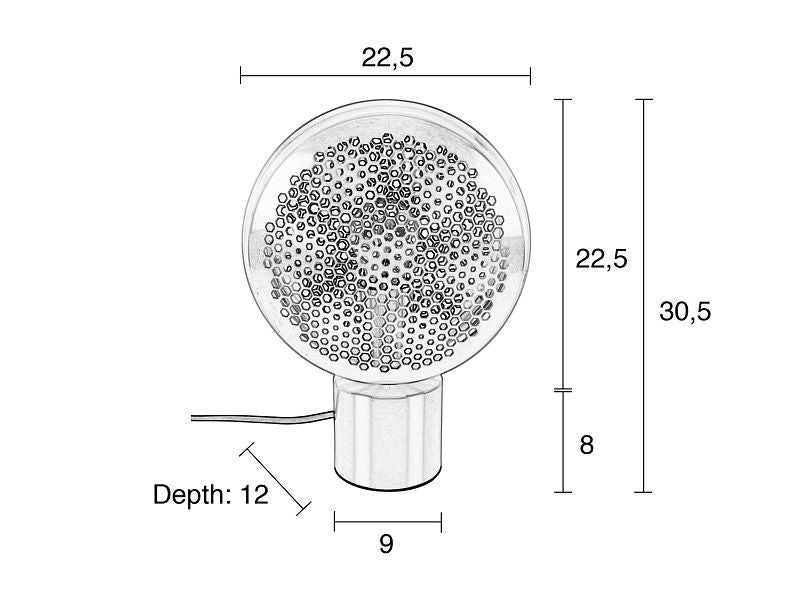 Zuiver Gringo bordslampa - mässing