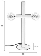 Zuiver Hawk bordslampa - svart