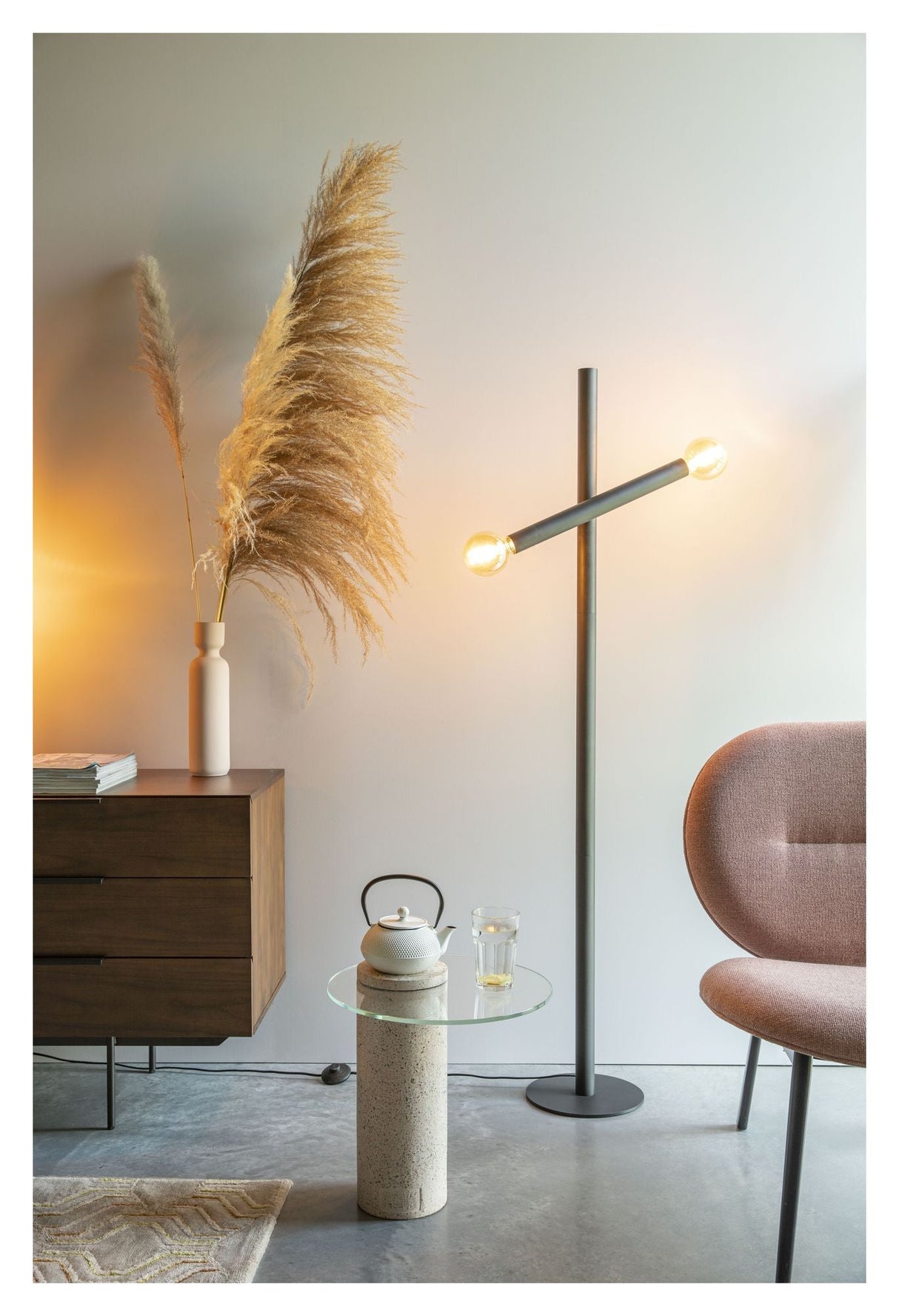 Zuiver Hawk Floor Lamp - Svart