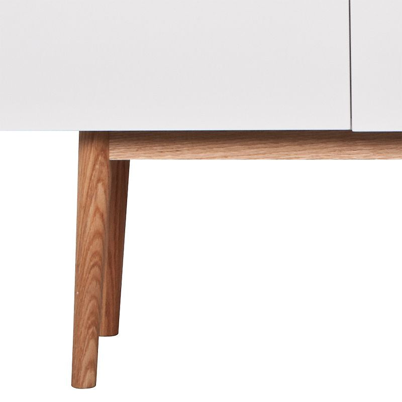 Zuiver High på Wood Sideboard - White - B: 120