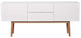 Zuiver High på Wood Sideboard - White - B: 160