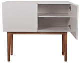 Zuiver High på Wood Sideboard - White - B: 90