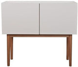 Zuiver High på Wood Sideboard - White - B: 90