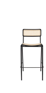 Zuiver Jort Bar Chair - Black/Nature