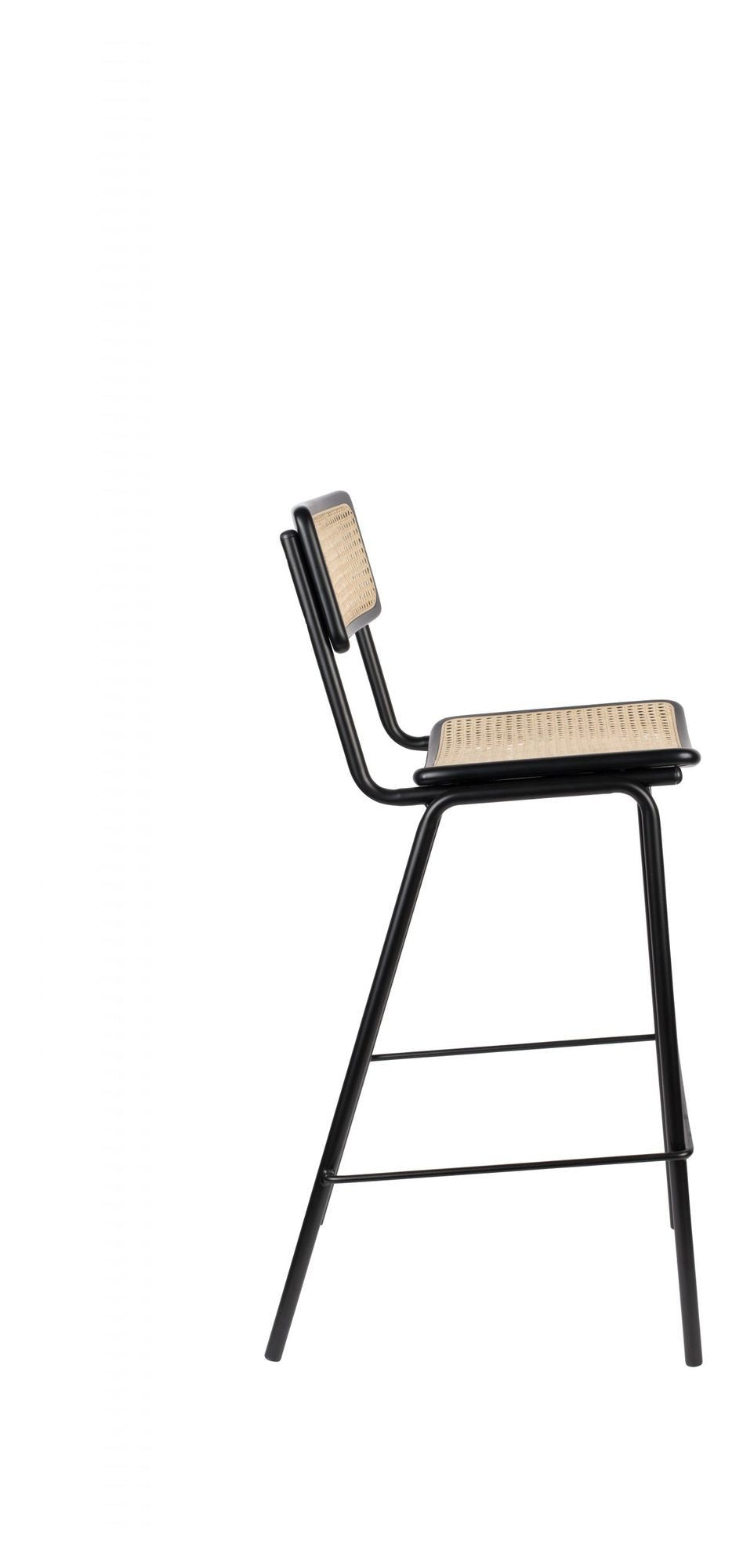 Zuiver Jort Bar Chair - Black/Nature