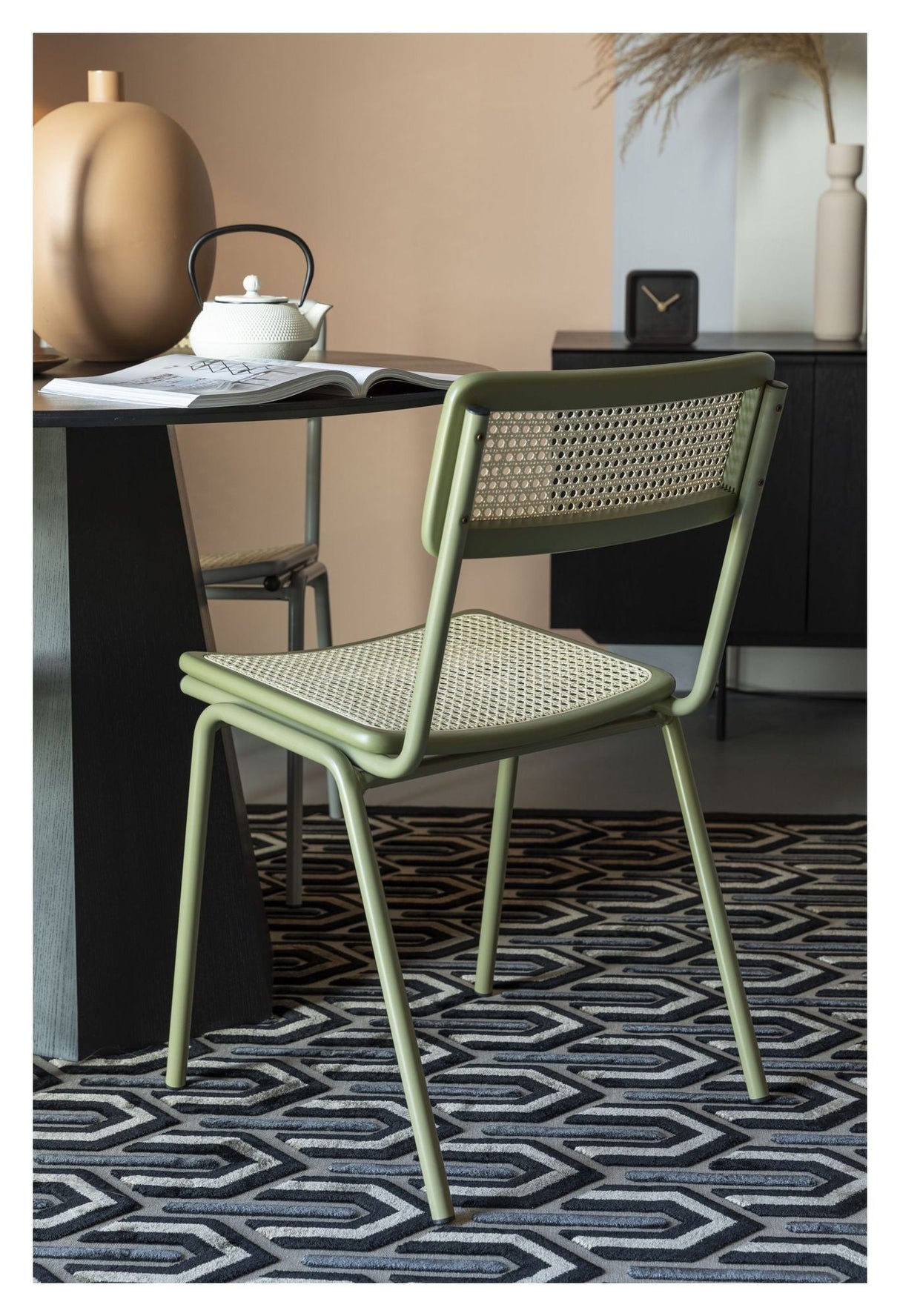 Zuiver Jort Dining Chair - Green/Nature