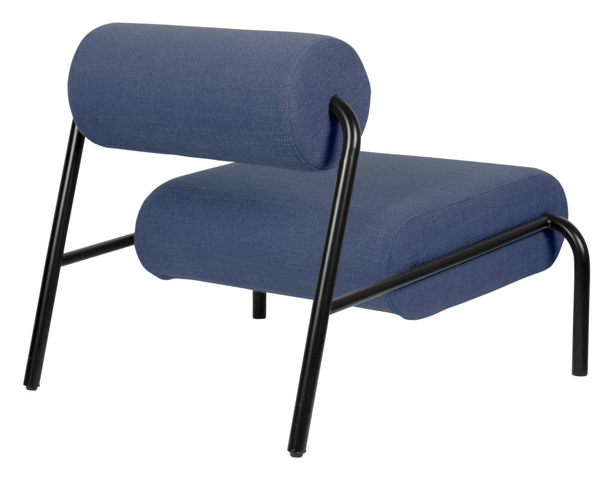 Zuiver Lekima Lounge Chair - Dark Blue