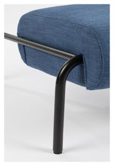 Zuiver Lekima Lounge Chair - Dark Blue