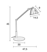 Zuiver Lub bordslampa - svart