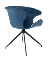 Zuiver Mia Dining Chair w/Armests - Blue