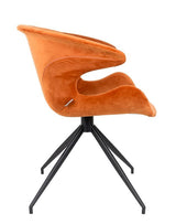 Zuiver Mia Dining Chair w/Armstest - Orange