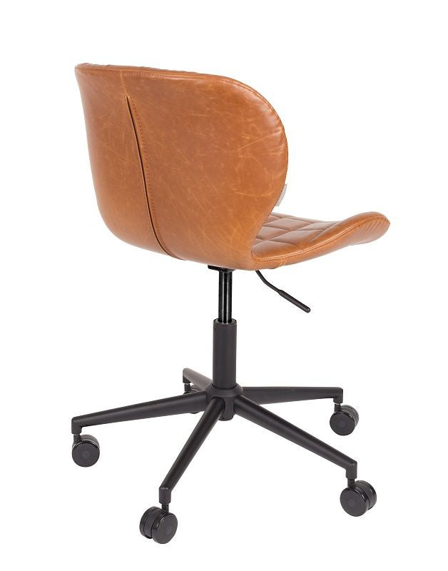 Zuiver OMG Office Chair - Brown Pu