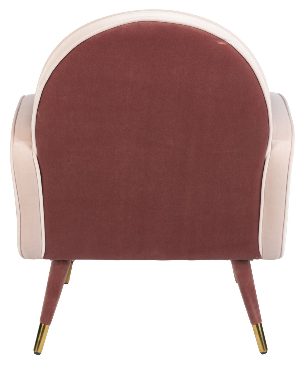 Zuiver Sam Lounge -stol - Velor Pink/White