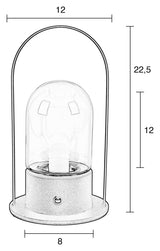 Smarty bordslampa med klart glas