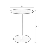 Zuiver Snow Bistro Table - Svart, Ø57