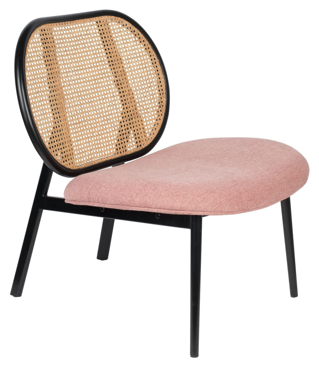 Zuiver Spike Lounge Chair - Pink/Nature