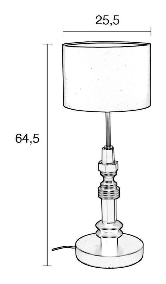 Totem bordslampa, alu