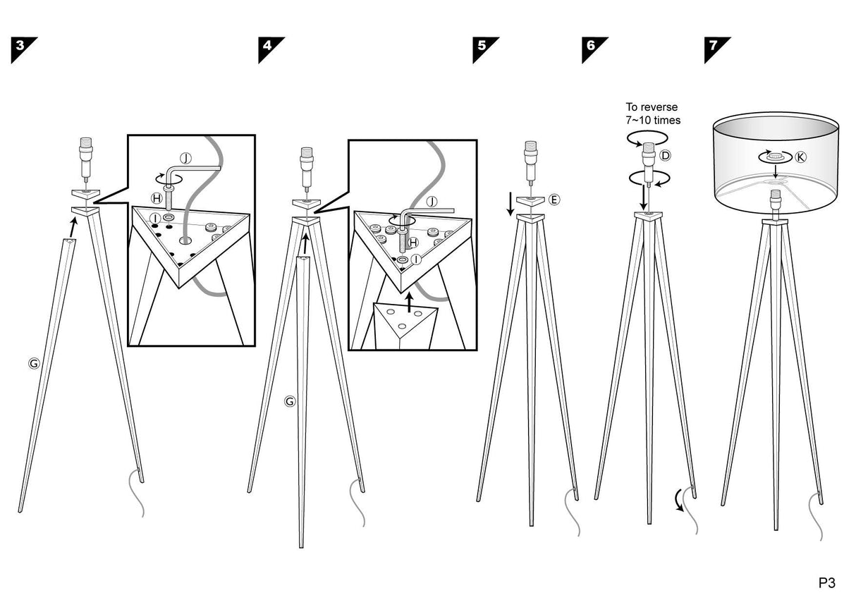 Zuiver Tripod trägolv - vit