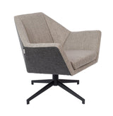 Zuiver Uncle Jesse Lounge Chair - Grey/Beige