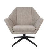 Zuiver Uncle Jesse Lounge Chair - Grey/Beige