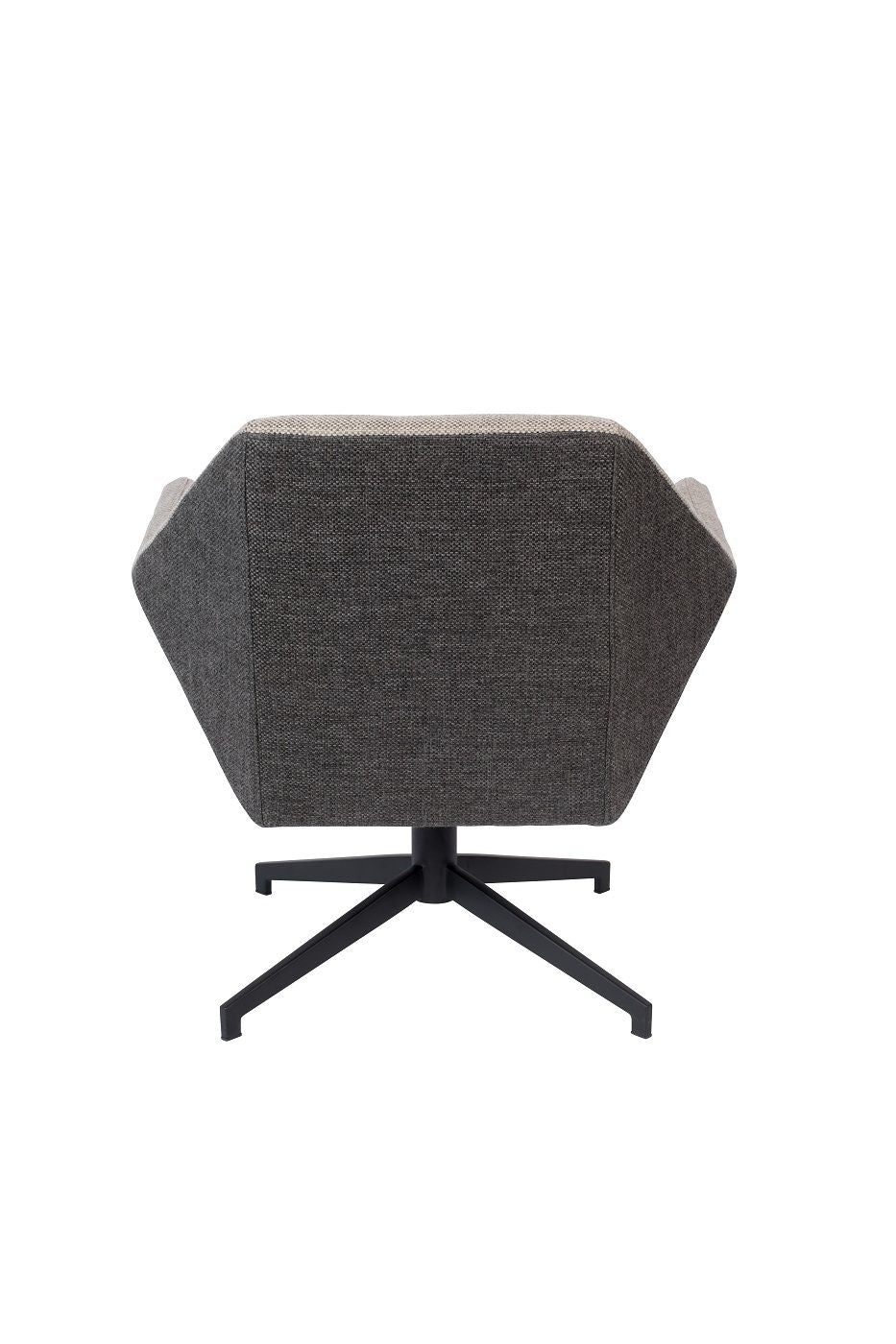 Zuiver Uncle Jesse Lounge Chair - Grey/Beige