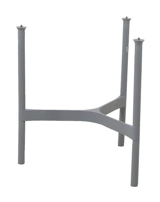 cane-line-twist-bordsstativ-liten-vit-aluminium-ljusgra-aluminium