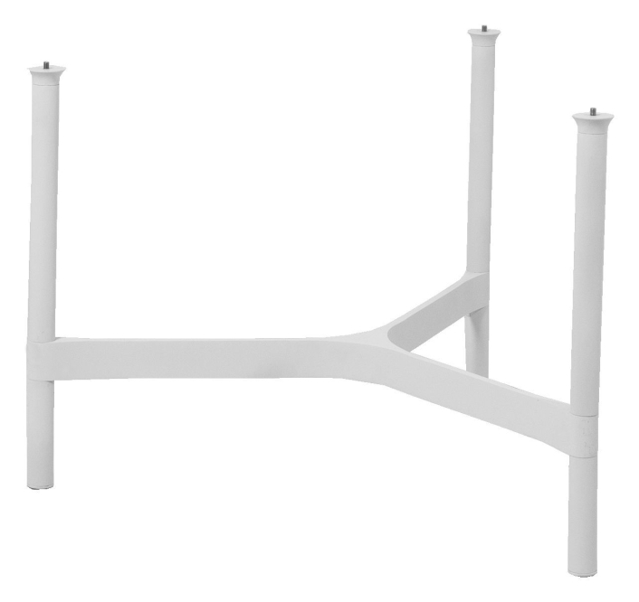 cane-line-twist-bordsstativ-mellan-vit-aluminium