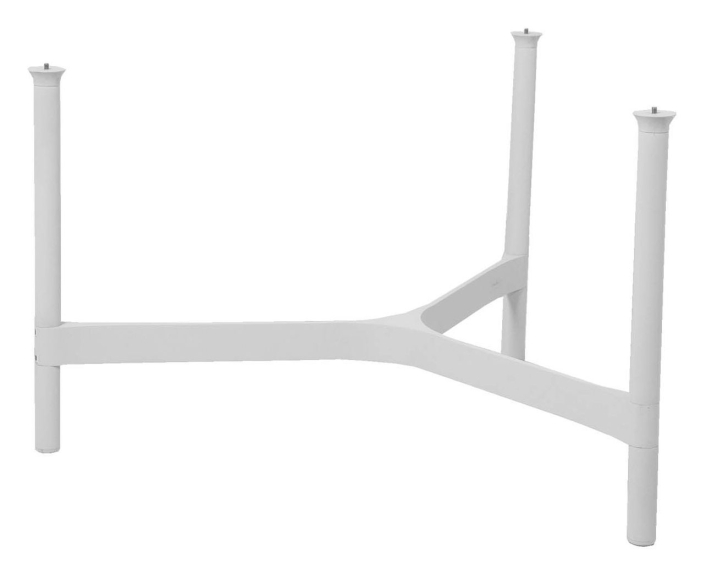 cane-line-twist-bordsstativ-stor-vit-aluminium