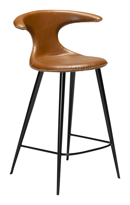 flair-counter-stool-vintage-ljusbrunt-konstlader-svarta-ben