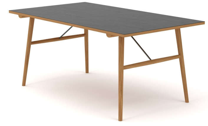hekla-matbord-168cm-svart-linoleum-ek