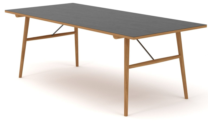 hekla-matbord-208cm-svart-linoleum-ek