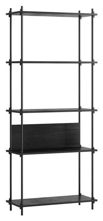 shelving-system-5-hyllor-h-200-svart-svart