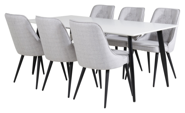 polar-matbord-med-6-velvet-delux-stolar-gra
